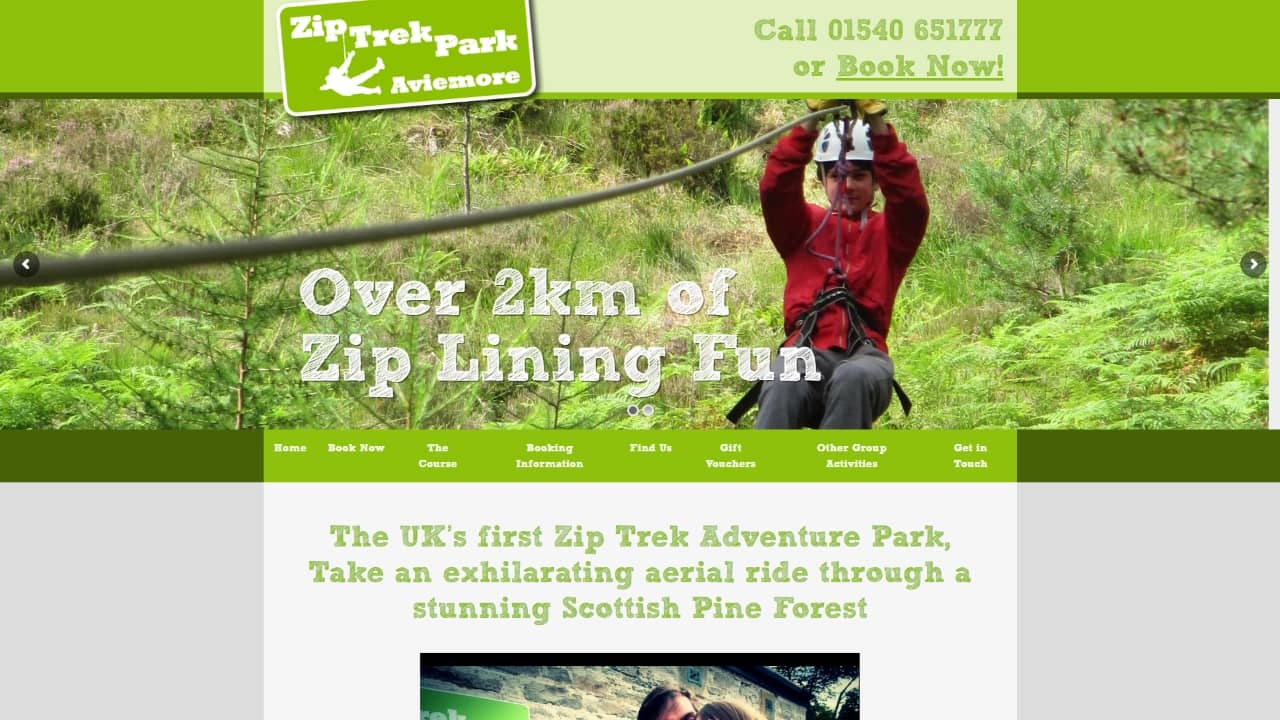 zippark.co.uk home page desktop